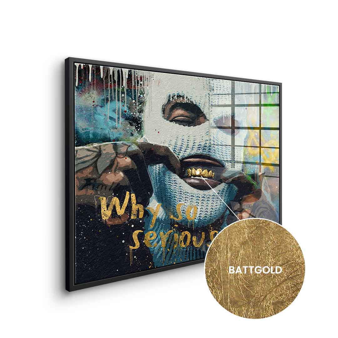 DOTCOMCANVAS 24K Feingold Bild Bad Guy - 24K Feingold
