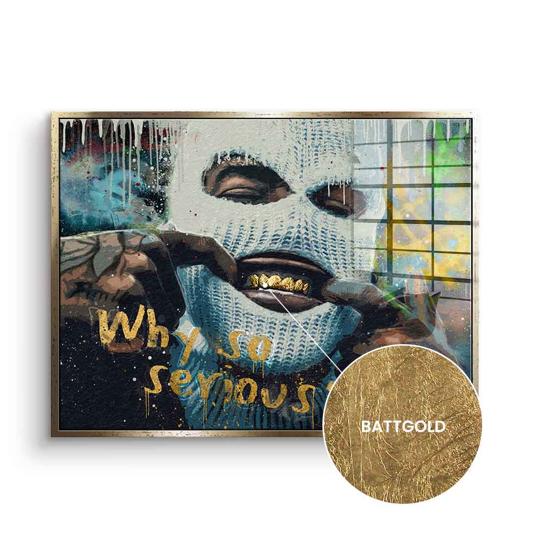 DOTCOMCANVAS 24K Feingold Bild Bad Guy - 24K Feingold