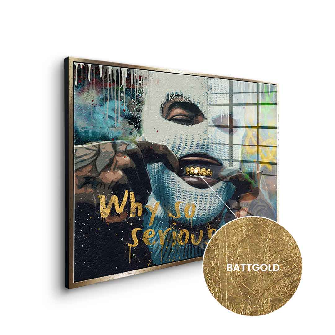 DOTCOMCANVAS 24K Feingold Bild Bad Guy - 24K Feingold