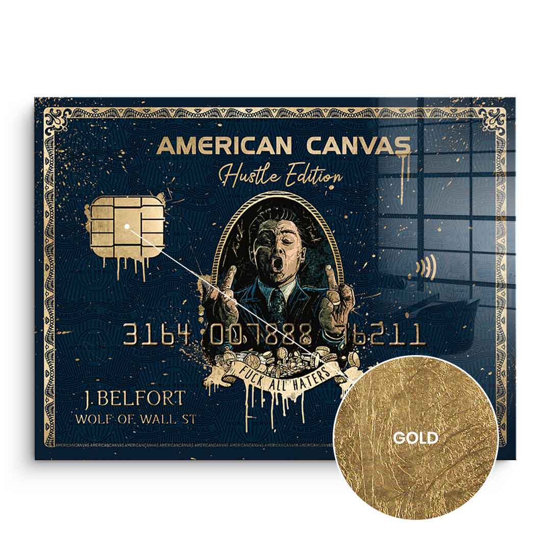DOTCOMCANVAS 24K Feingold Bild Royal American Canvas - 24K Feingold