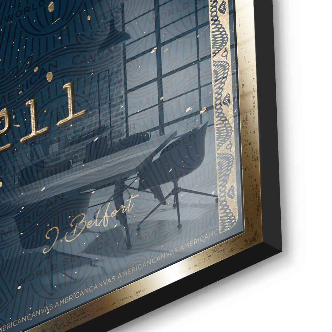 DOTCOMCANVAS 24K Feingold Bild Royal American Canvas - 24K Feingold