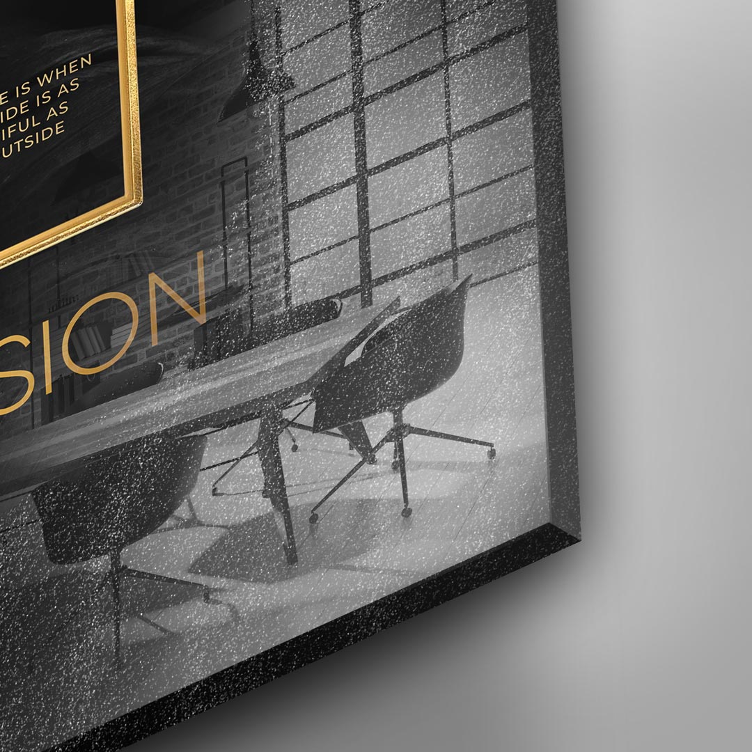 DOTCOMCANVAS 24K Feingold Bild PURE PASSION - 24K Feingold