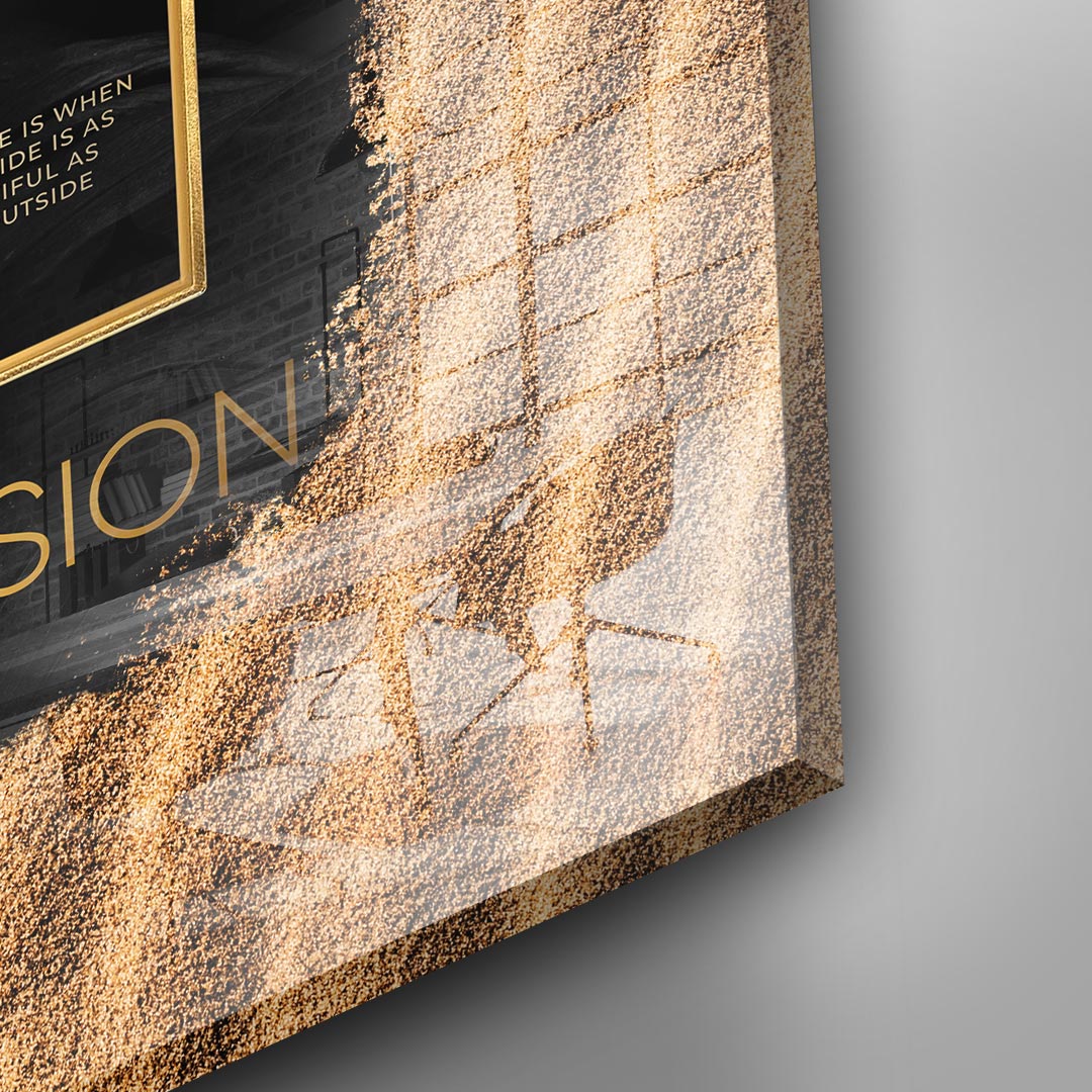 DOTCOMCANVAS 24K Feingold Bild PURE PASSION - 24K Feingold