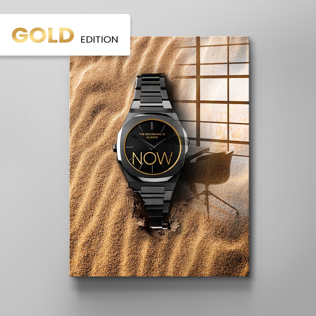 DOTCOMCANVAS 24K Feingold Bild PURE ATTITUDE - 24K Feingold
