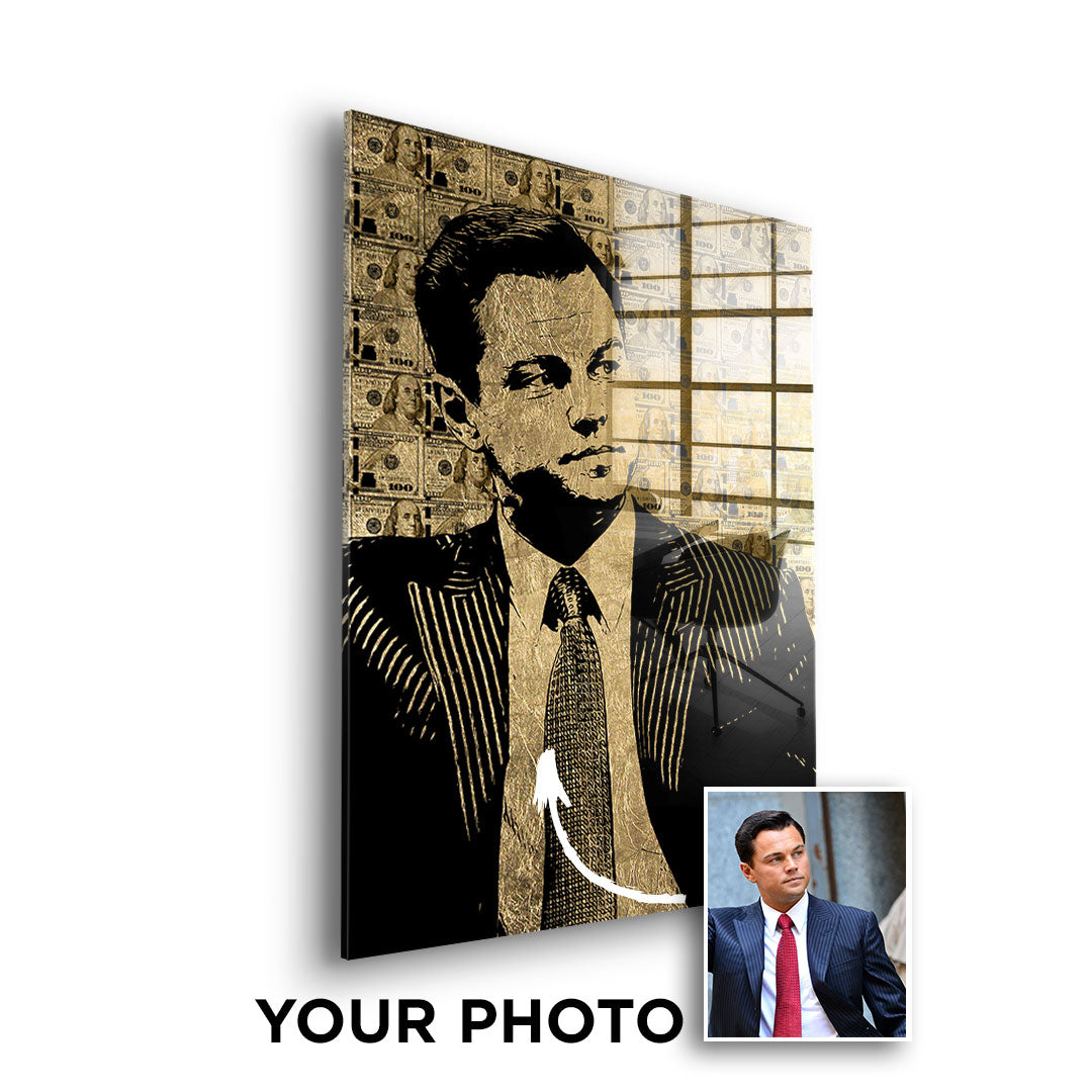 DOTCOMCANVAS 24K Feingold Bild GOLD MONEY PORTRAIT - 24K Feingold - Personalisierbar