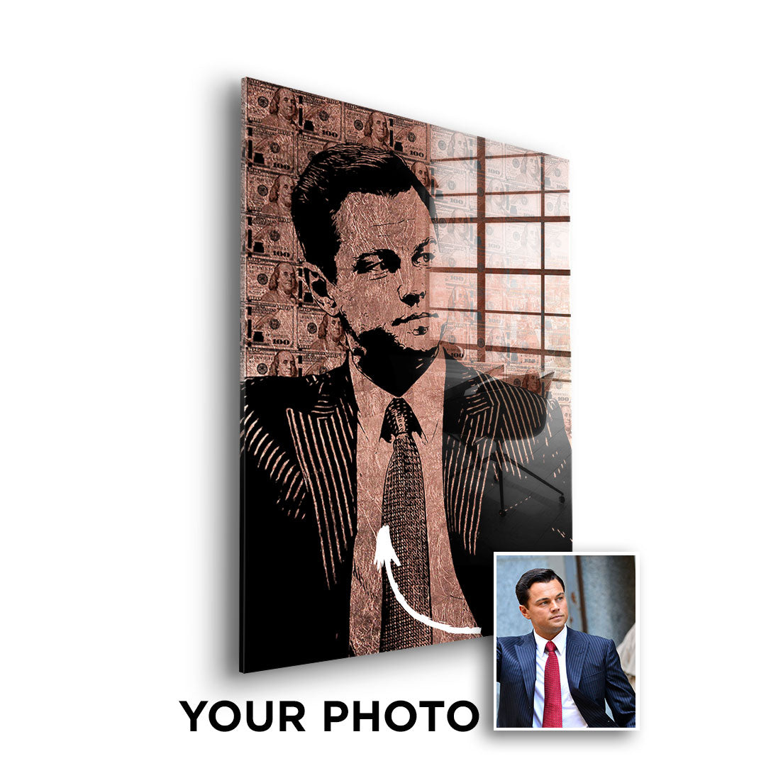 DOTCOMCANVAS 24K Feingold Bild GOLD MONEY PORTRAIT - 24K Feingold - Personalisierbar