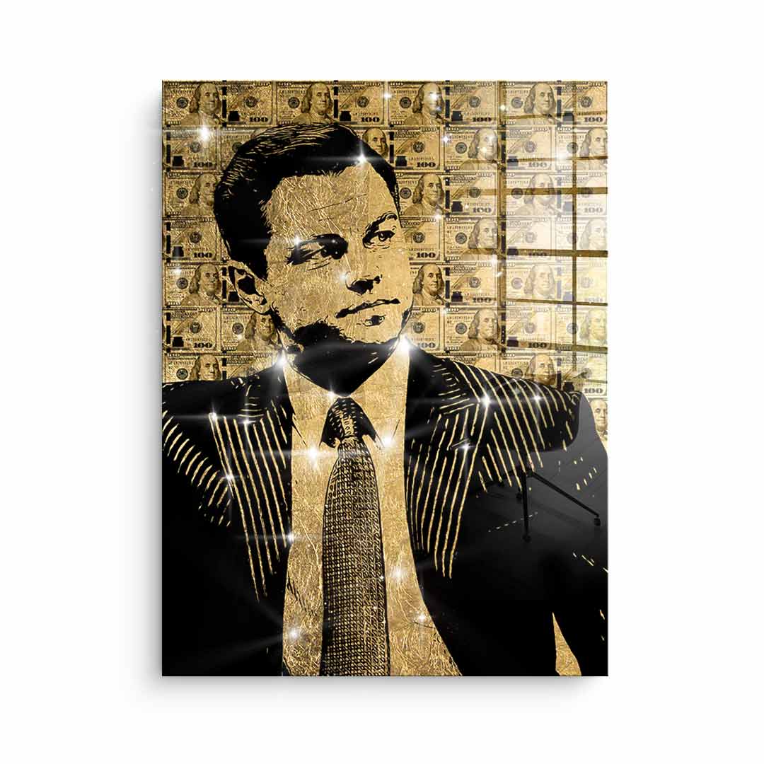 DOTCOMCANVAS 24K Feingold Bild RICH ATTITUDE - 24K Feingold