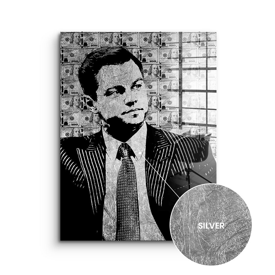 DOTCOMCANVAS 24K Feingold Bild RICH ATTITUDE - 24K Feingold