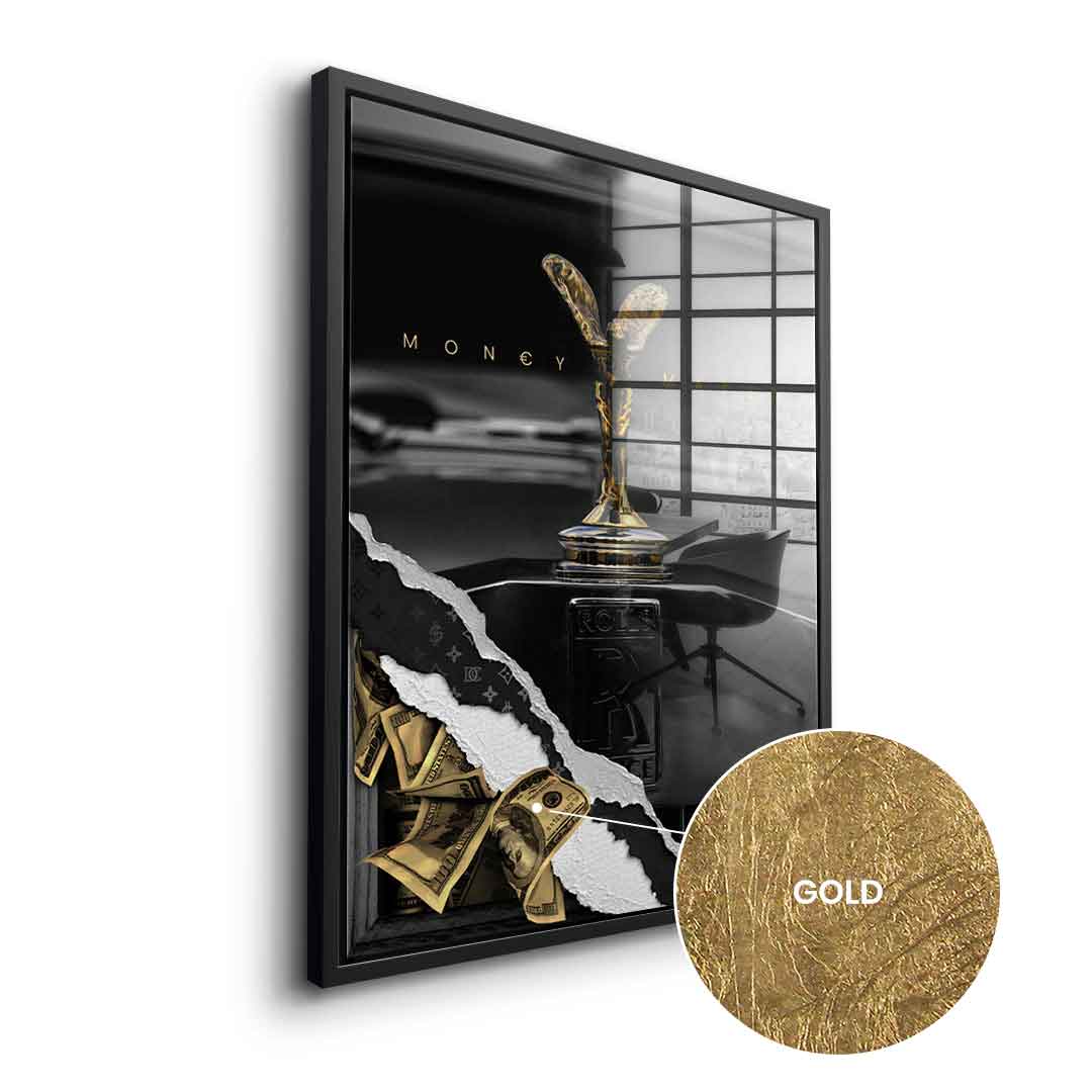 DOTCOMCANVAS 24K Feingold Bild Money Maker - 24K Feingold