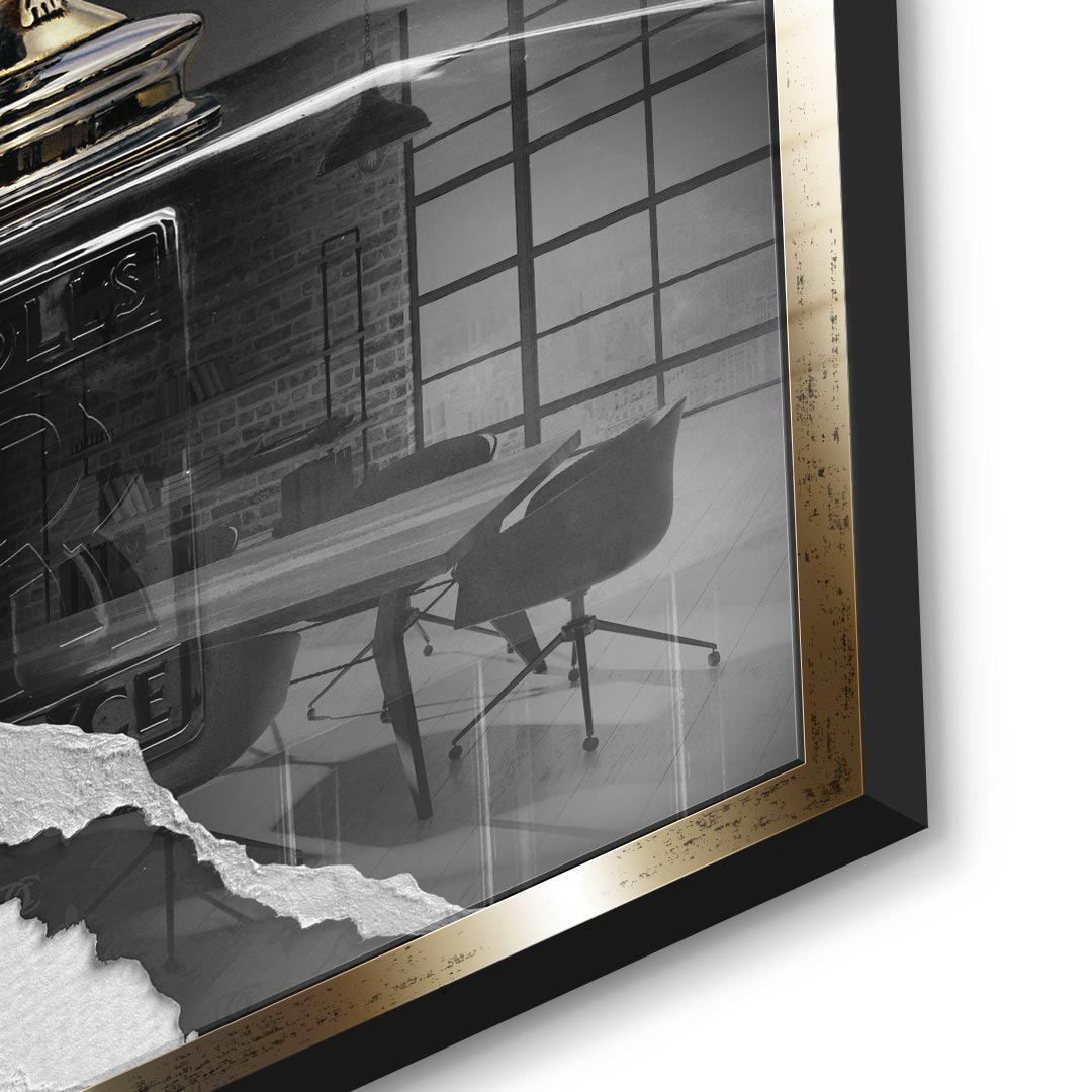 DOTCOMCANVAS 24K Feingold Bild Money Maker - 24K Feingold