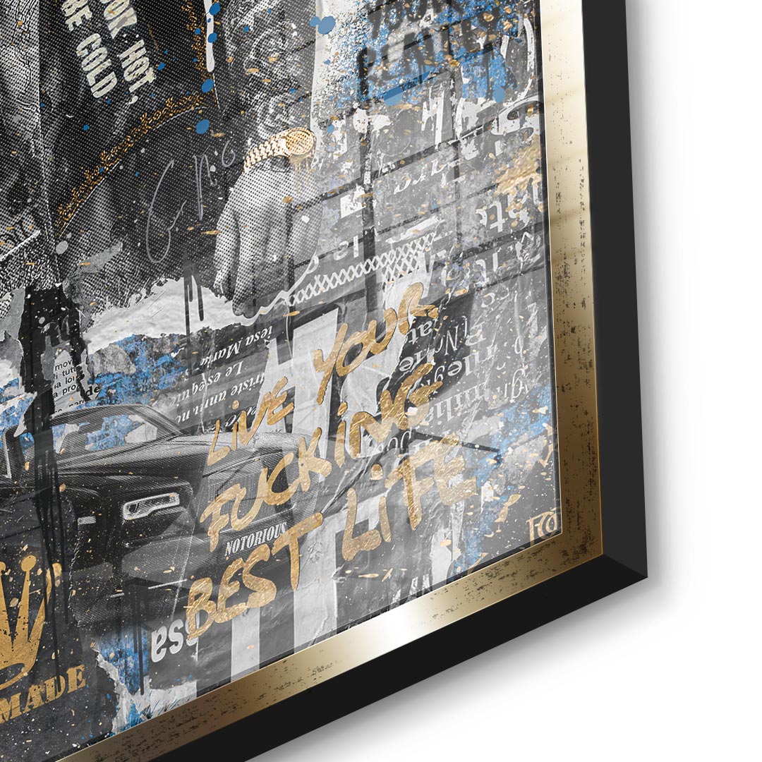 DOTCOMCANVAS 24K Feingold Bild TAX PROBLEM$ - 24K Feingold