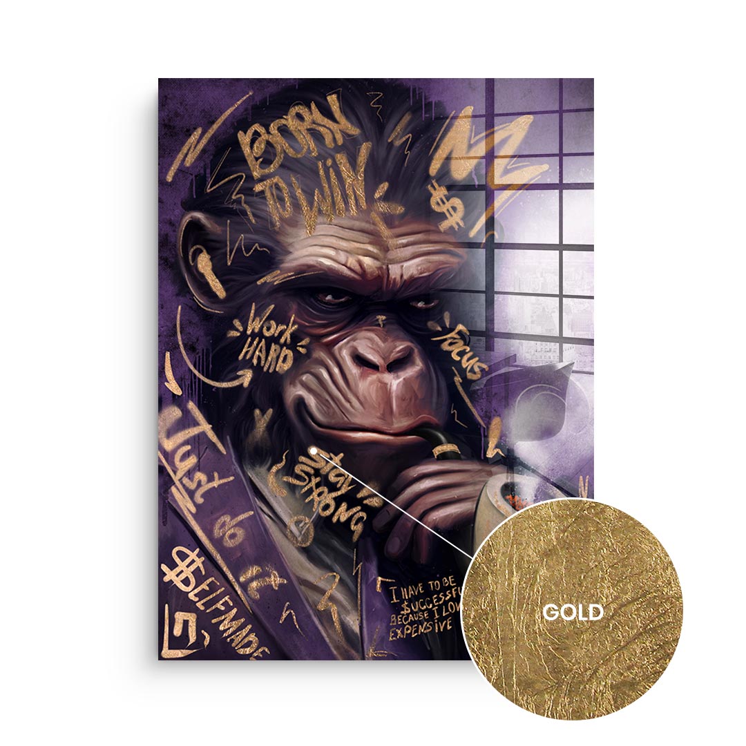 DOTCOMCANVAS 24K Feingold Bild Gentlemen Club - 24K Feingold
