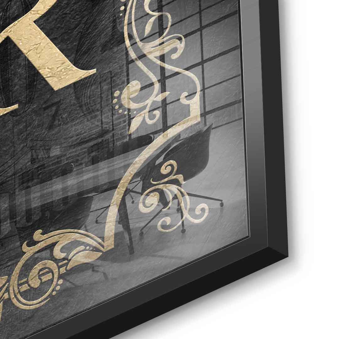 DOTCOMCANVAS 24K Feingold Bild Money Never Sleeps Part 2 - 24K Feingold
