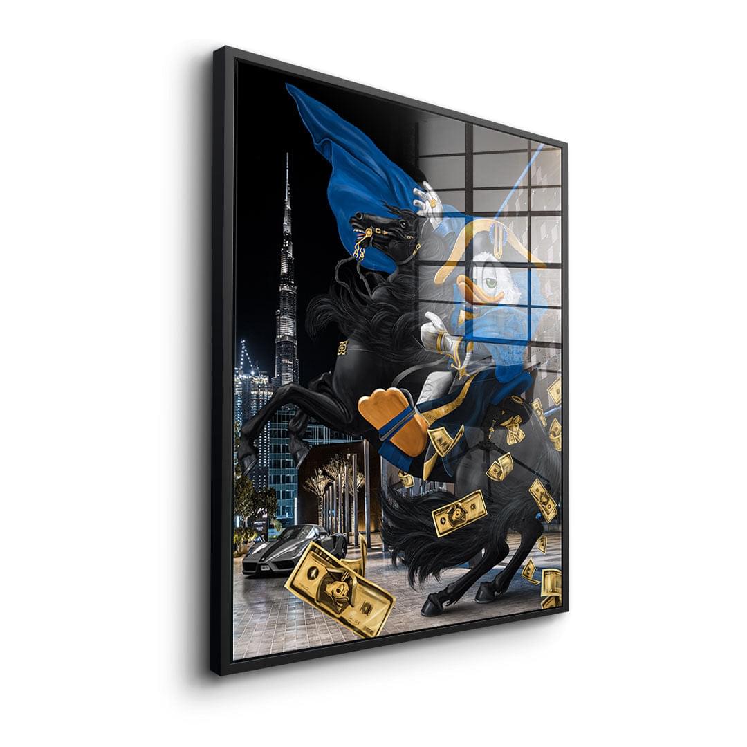 DOTCOMCANVAS 24K Feingold Bild $ELFMADE DUCK #DUBAI - 24K Feingold