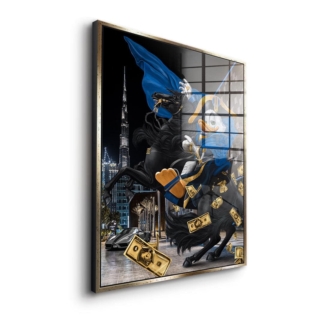 DOTCOMCANVAS 24K Feingold Bild $ELFMADE DUCK #DUBAI - 24K Feingold