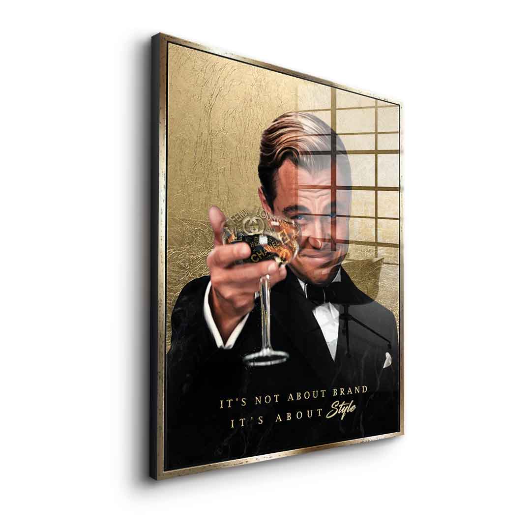 DOTCOMCANVAS 24K Feingold Bild Chapeau 2.0 - 24K Feingold