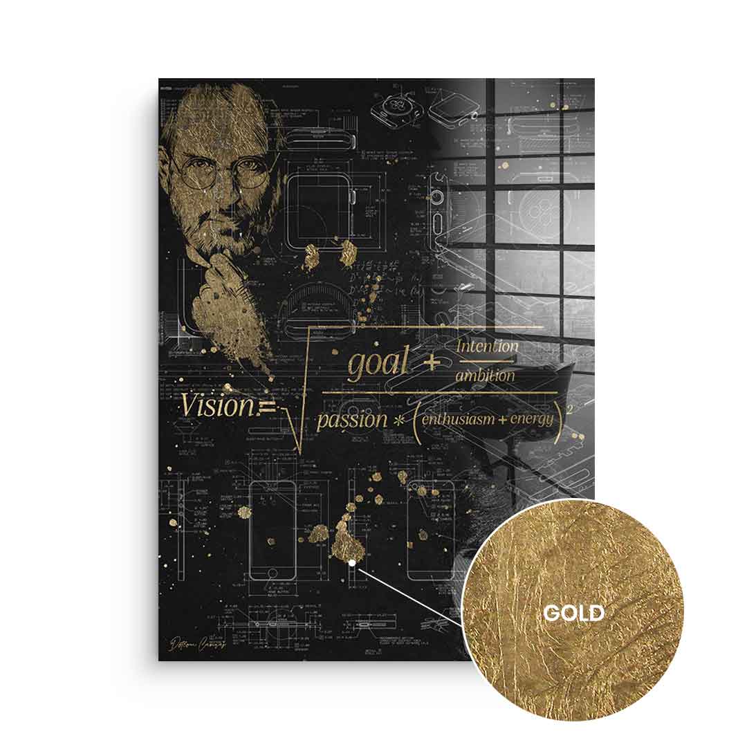 DOTCOMCANVAS 24K Feingold Bild Vision - 24K Feingold