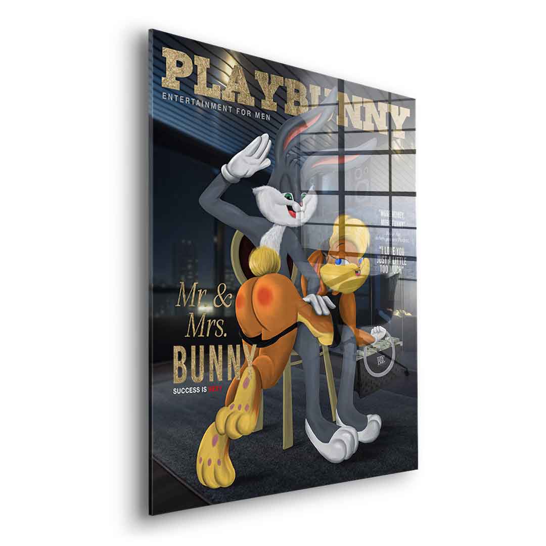 DOTCOMCANVAS 24K Feingold Bild Playbunny - 24K Feingold