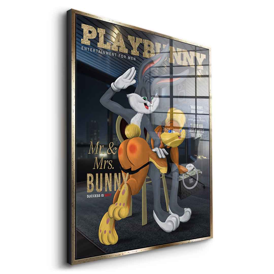 DOTCOMCANVAS 24K Feingold Bild Playbunny - 24K Feingold
