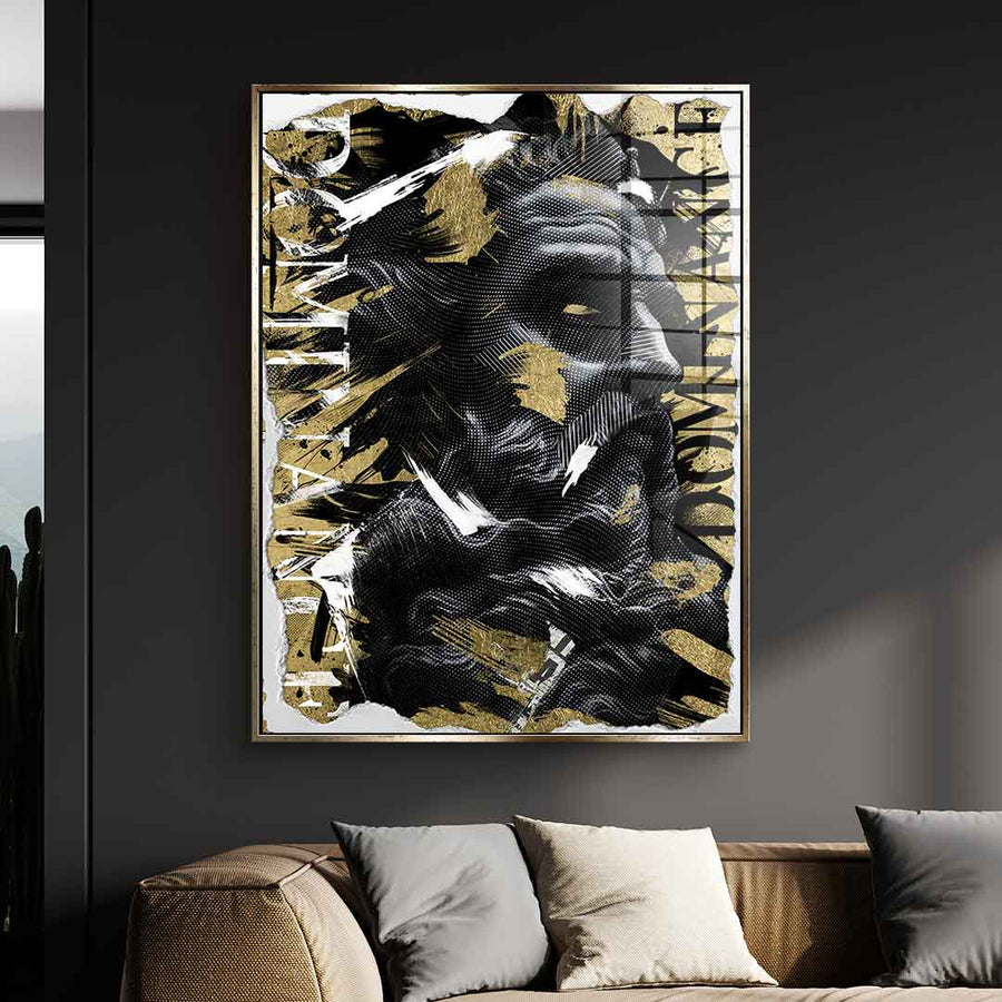 DOTCOMCANVAS 24K Feingold Bild Luxury Zeus - 24K Feingold