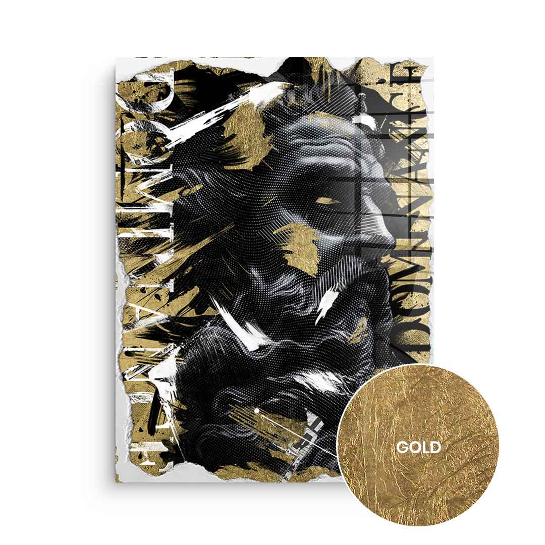 DOTCOMCANVAS 24K Feingold Bild Luxury Zeus - 24K Feingold