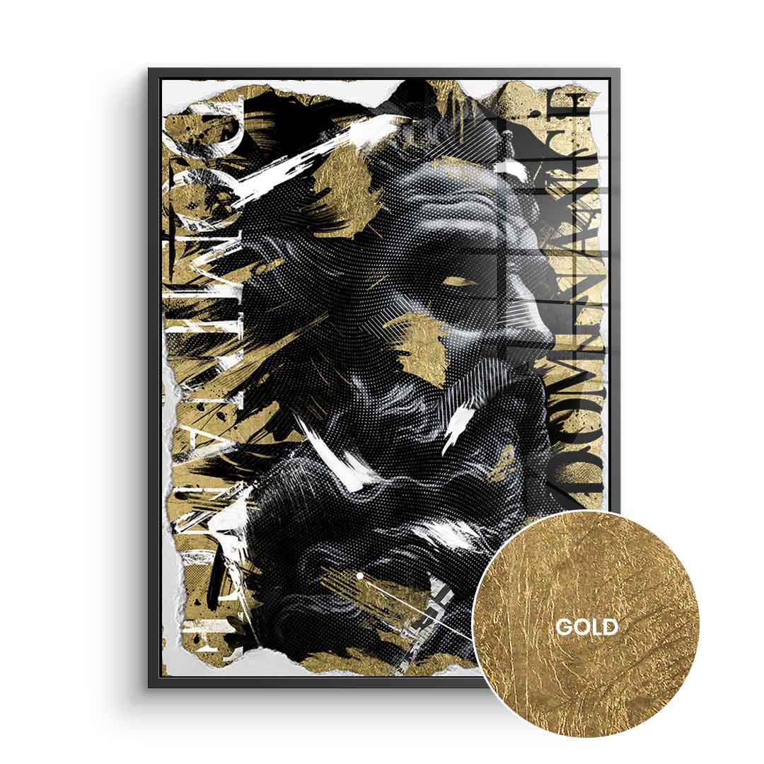 DOTCOMCANVAS 24K Feingold Bild Luxury Zeus - 24K Feingold