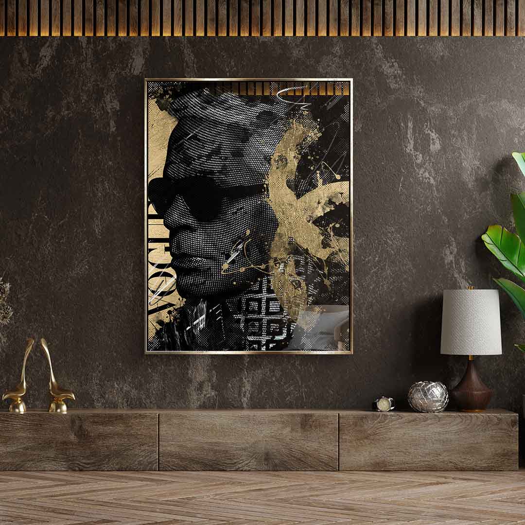 DOTCOMCANVAS 24K Feingold Bild Luxury Karl - 24K Feingold