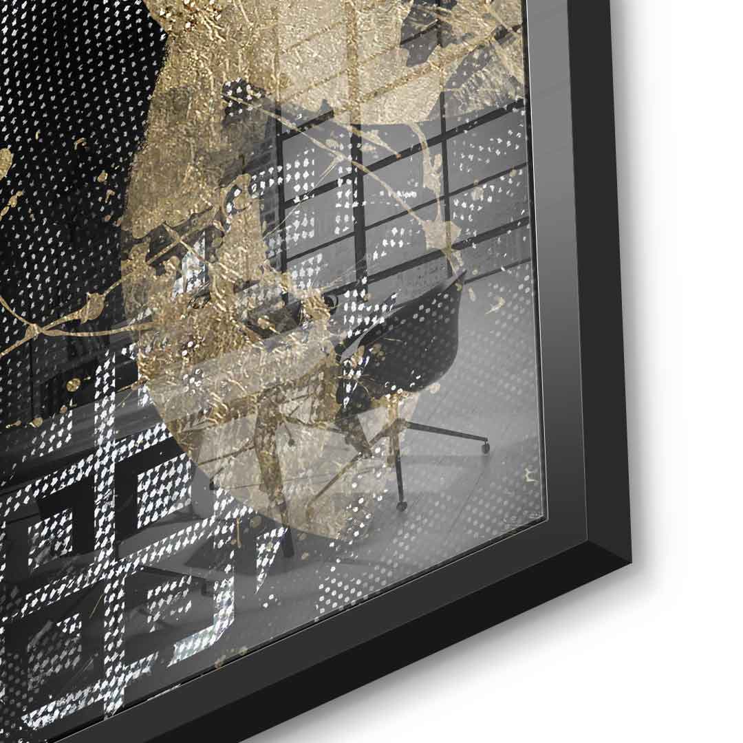 DOTCOMCANVAS 24K Feingold Bild Luxury Karl - 24K Feingold