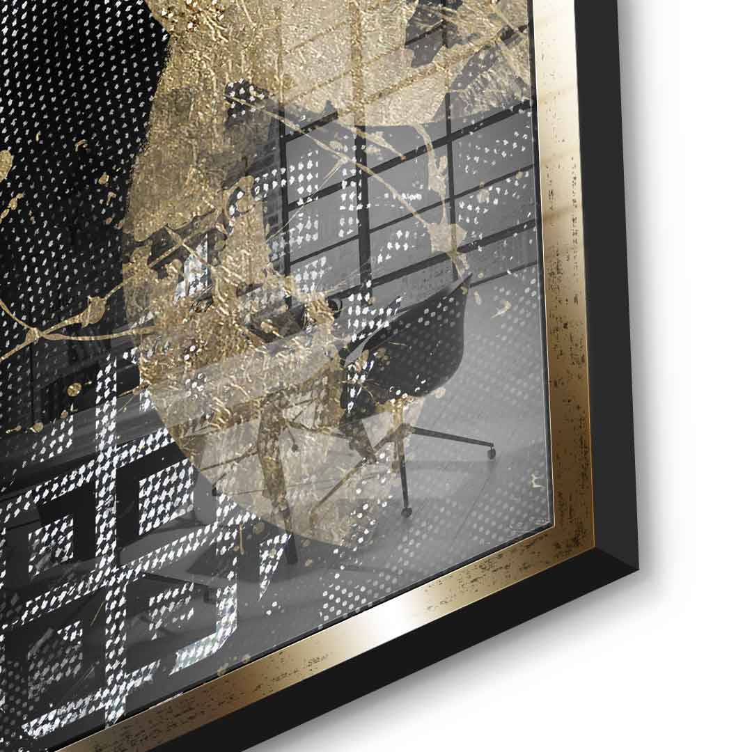 DOTCOMCANVAS 24K Feingold Bild Luxury Karl - 24K Feingold