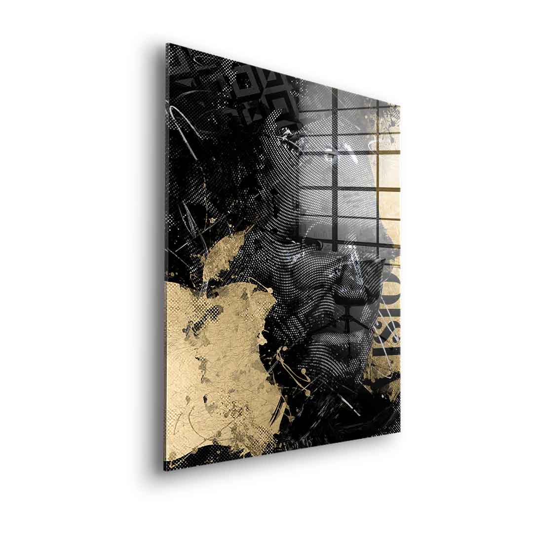 DOTCOMCANVAS 24K Feingold Bild Luxury Steve - 24K Feingold