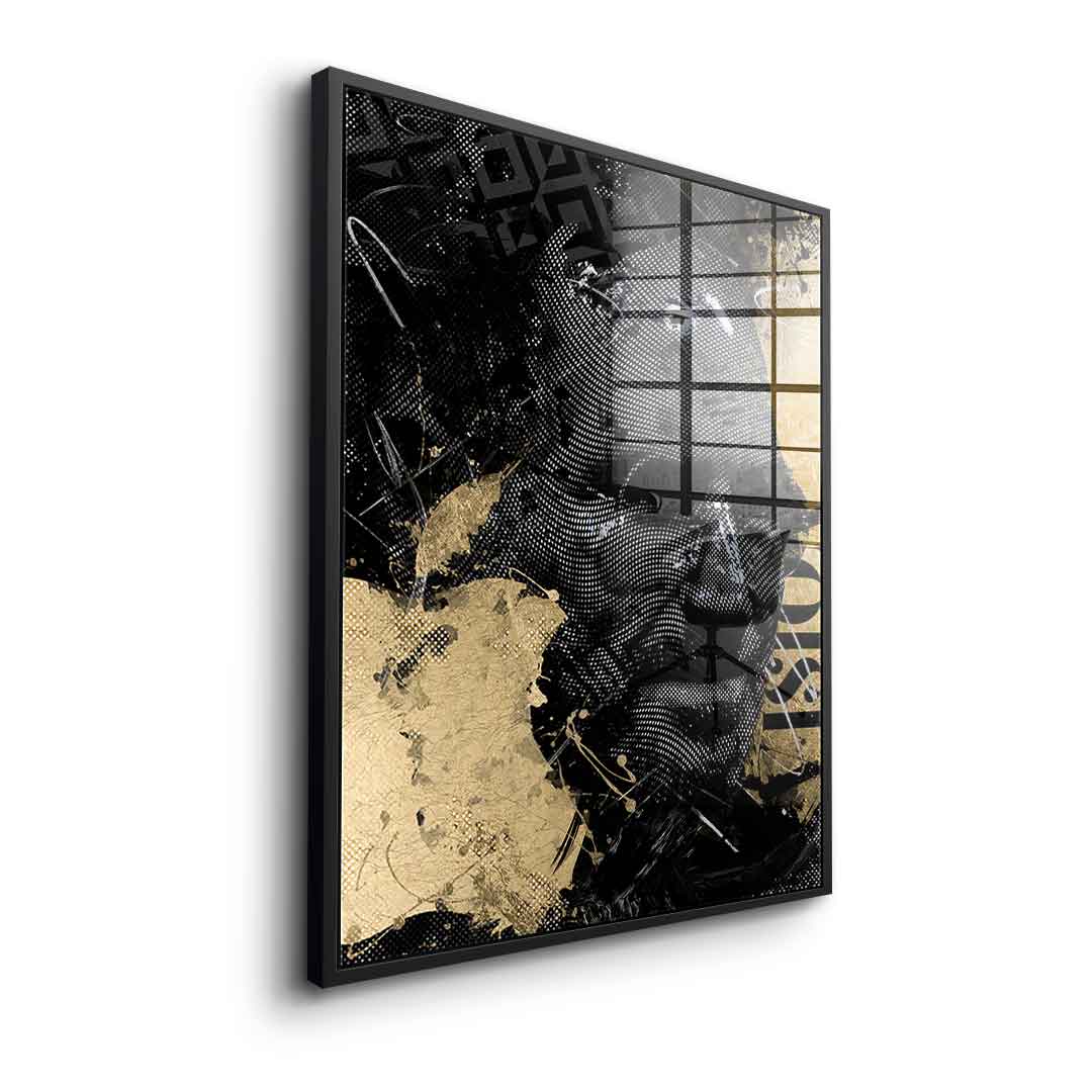 DOTCOMCANVAS 24K Feingold Bild Luxury Steve - 24K Feingold