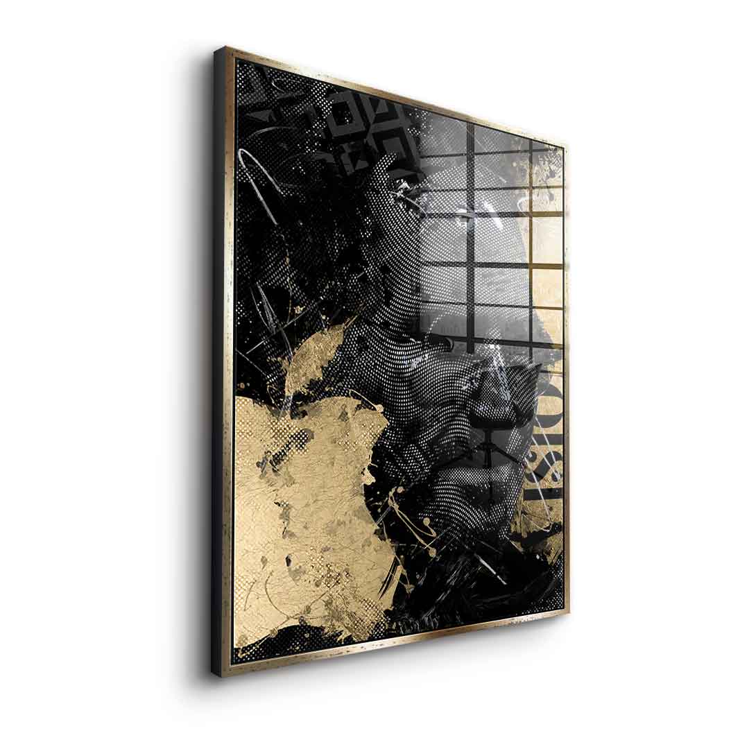 DOTCOMCANVAS 24K Feingold Bild Luxury Steve - 24K Feingold