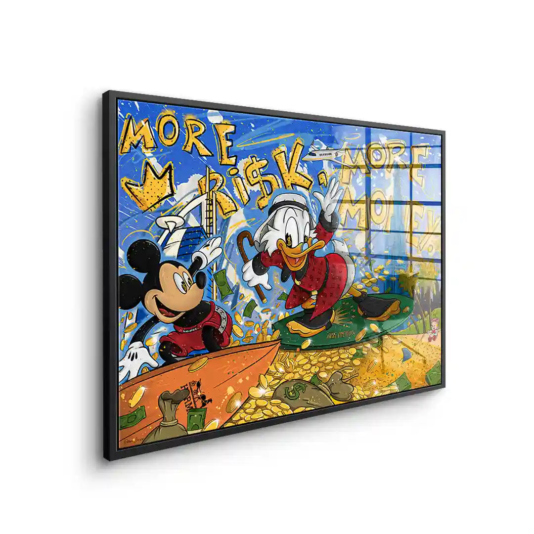 DOTCOMCANVAS 24K Feingold Bild Surfing in Dubai - 24K Feingold