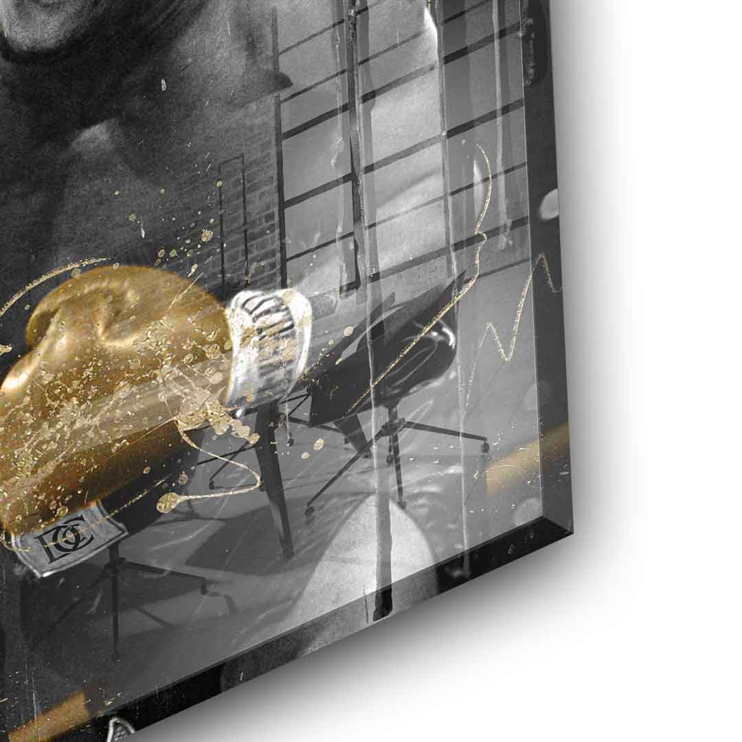 DOTCOMCANVAS 24K Feingold Bild Billionaire Fight - 24K Feingold