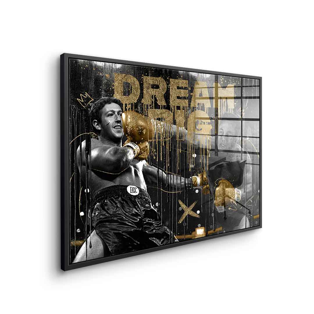 DOTCOMCANVAS 24K Feingold Bild Billionaire Fight - 24K Feingold