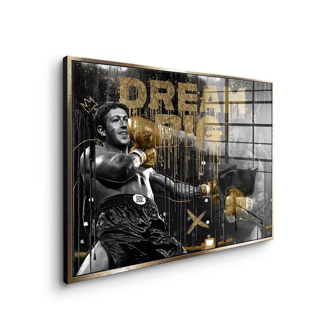 DOTCOMCANVAS 24K Feingold Bild Billionaire Fight - 24K Feingold