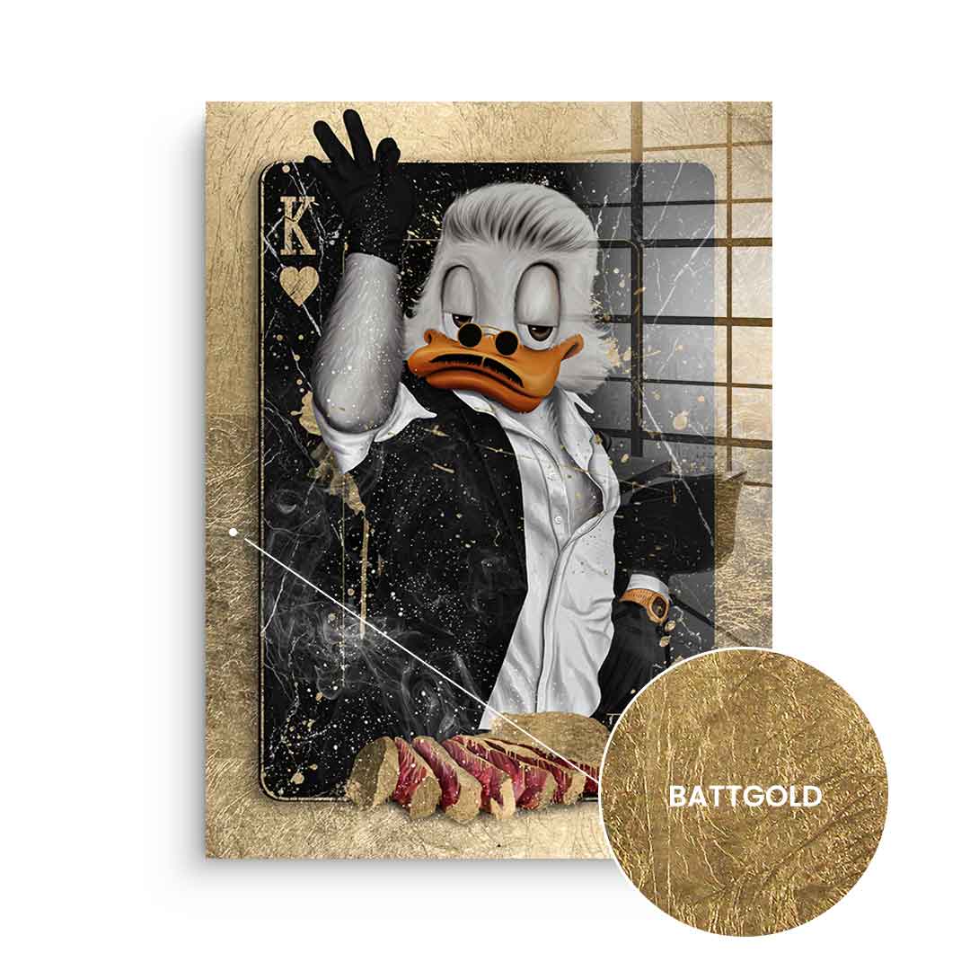 DOTCOMCANVAS 24K Feingold Bild Nusret Duck - 24K Feingold