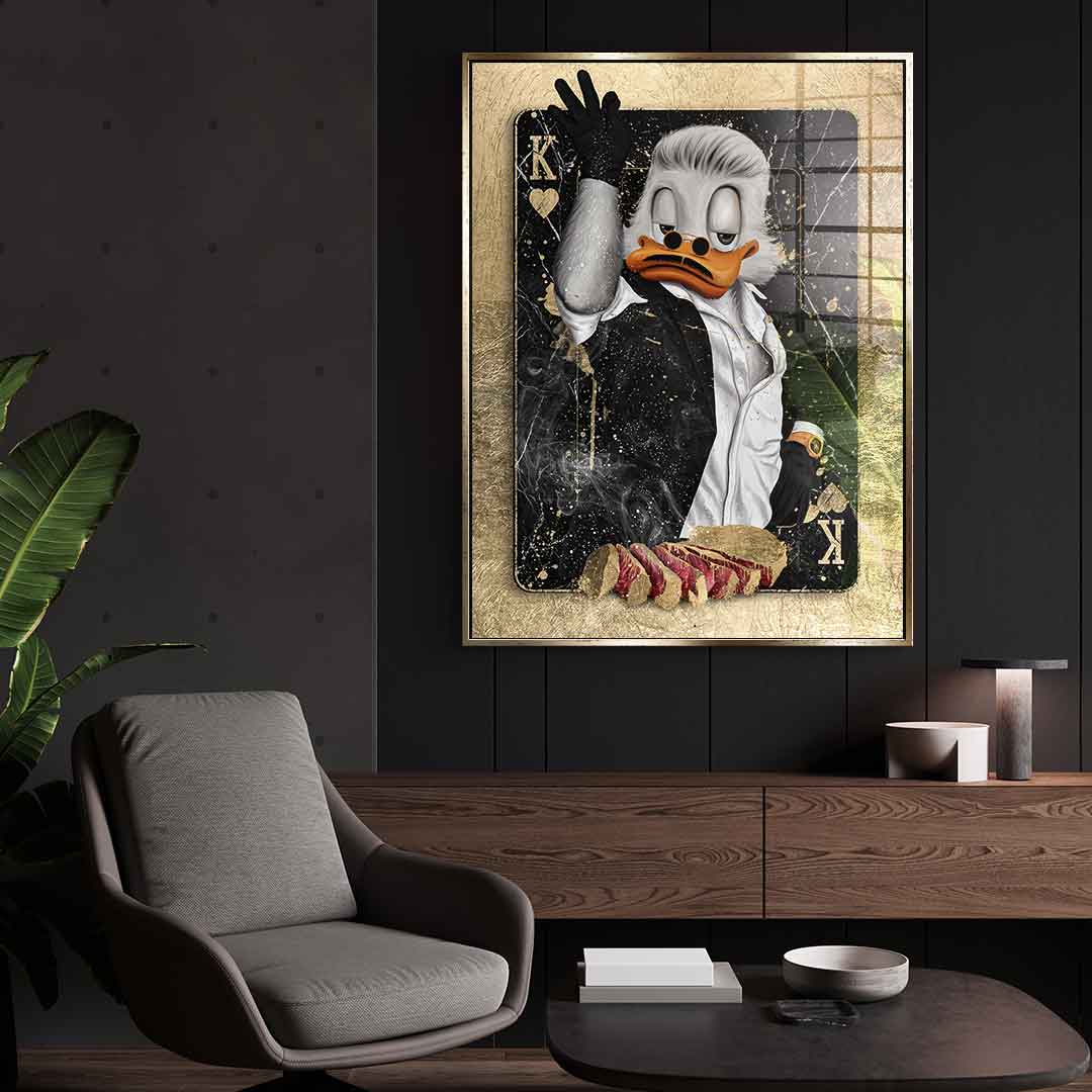 DOTCOMCANVAS 24K Feingold Bild Nusret Duck - 24K Feingold