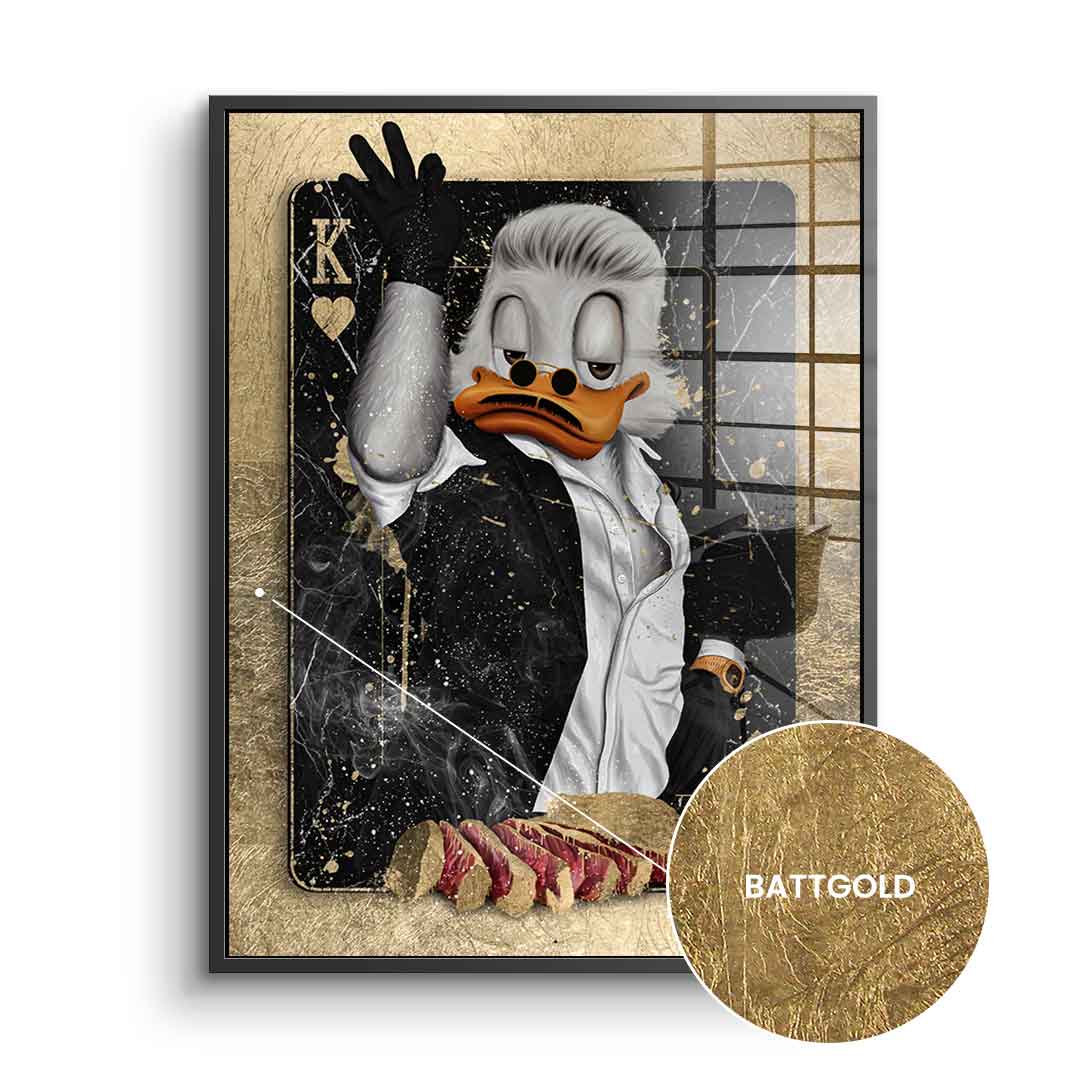 DOTCOMCANVAS 24K Feingold Bild Nusret Duck - 24K Feingold