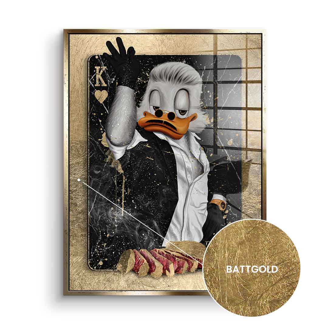 DOTCOMCANVAS 24K Feingold Bild Nusret Duck - 24K Feingold