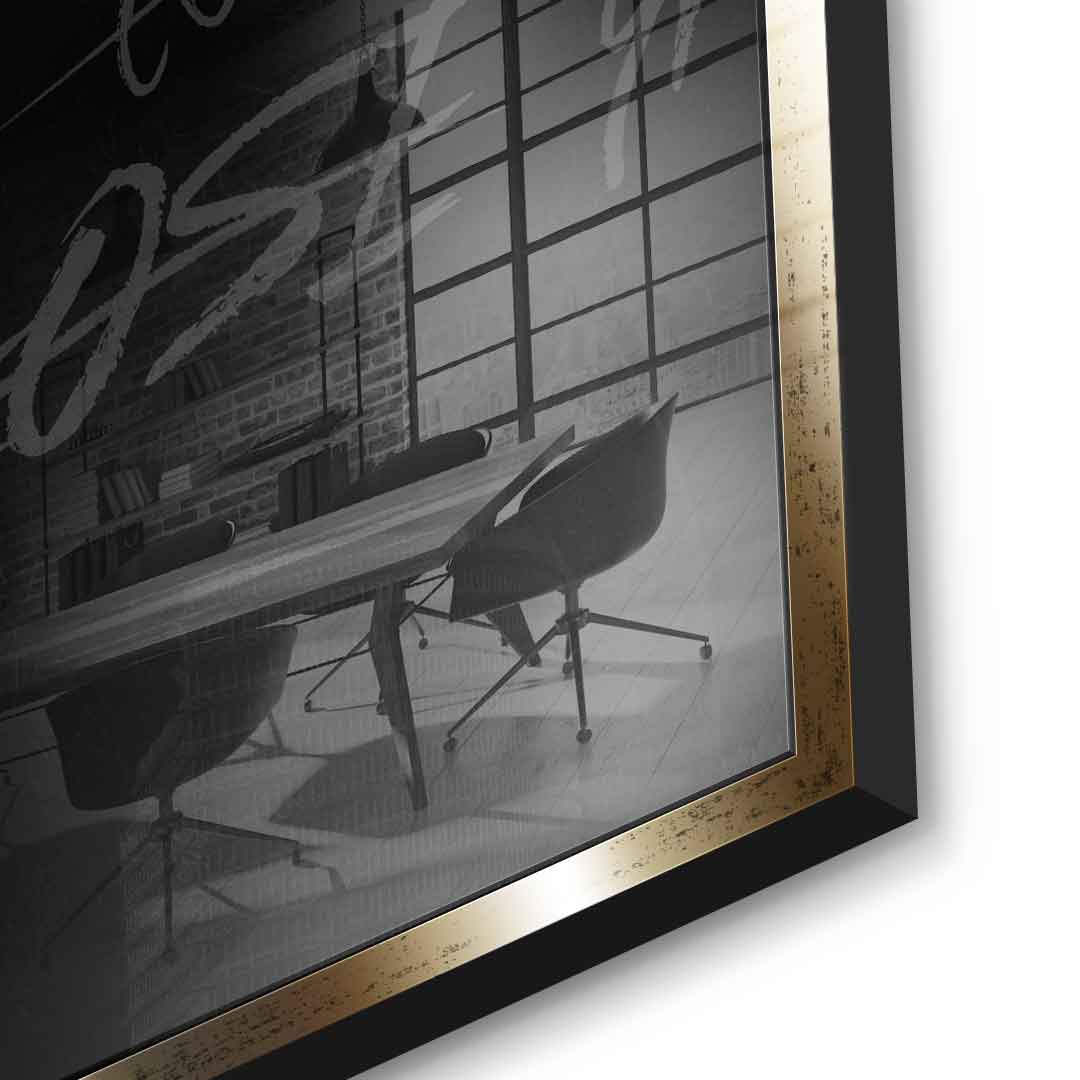 DOTCOMCANVAS 24K Feingold Bild Think BIG #Burj Khalifa - 24K Feingold