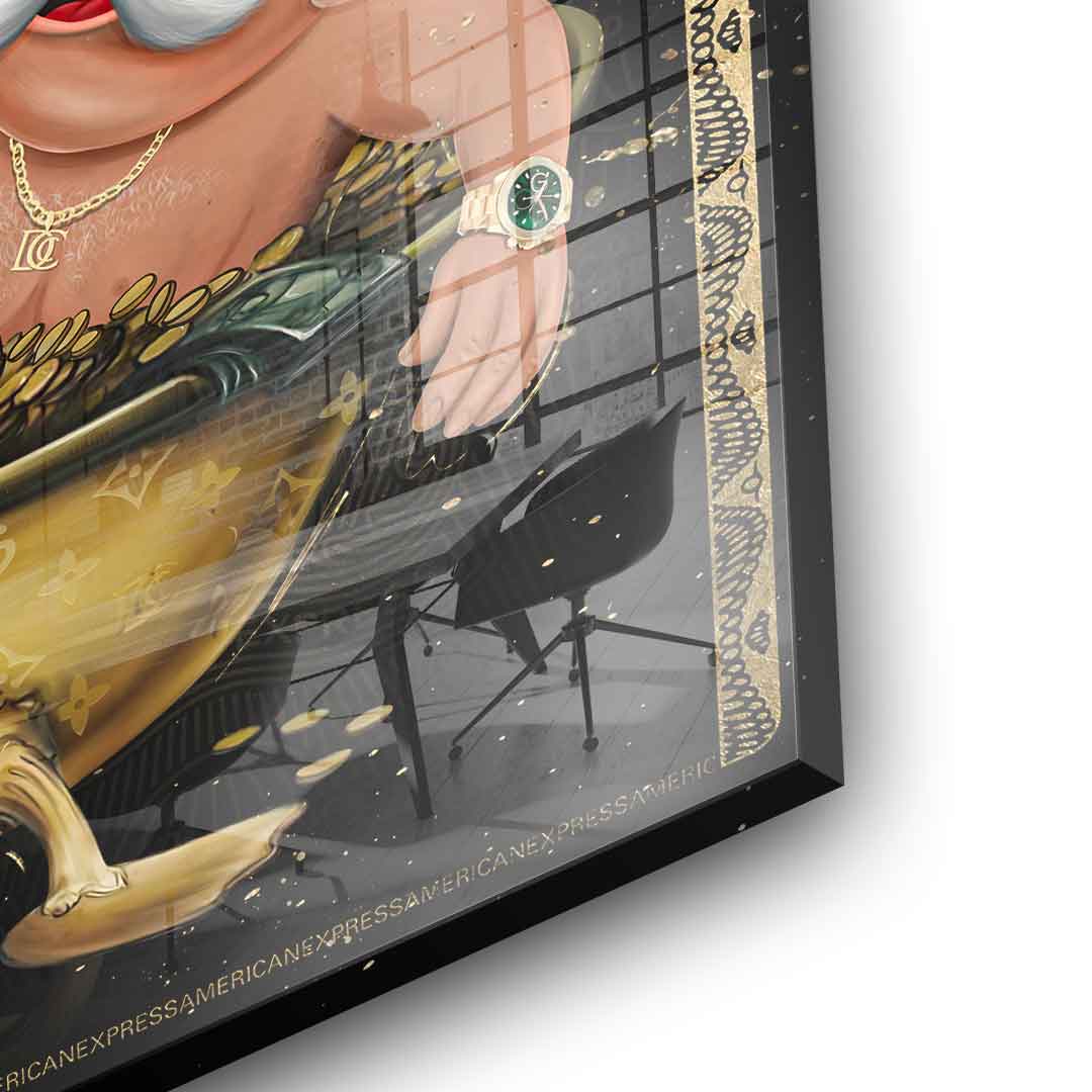 DOTCOMCANVAS 24K Feingold Bild Save Water DCC Edition - 24K Feingold