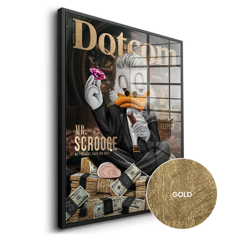 DOTCOMCANVAS 24K Feingold Bild Mr. RE$PECT - 24K Feingold