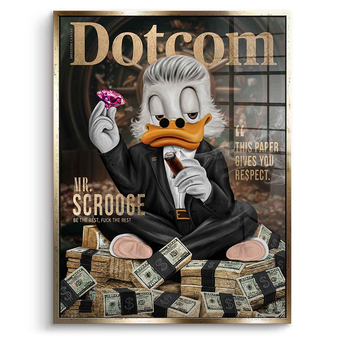 DOTCOMCANVAS 24K Feingold Bild Mr. RE$PECT - 24K Feingold