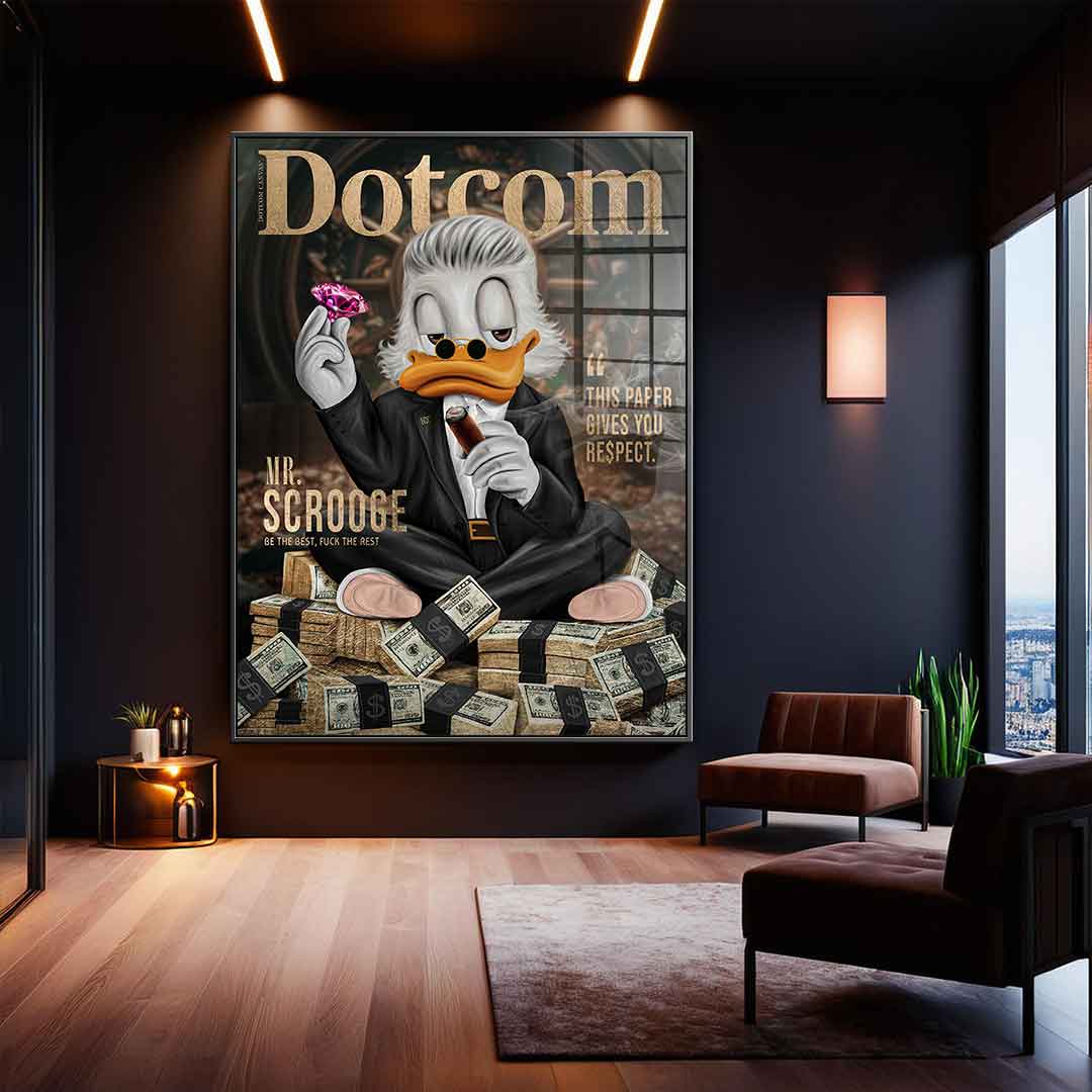 DOTCOMCANVAS 24K Feingold Bild Mr. RE$PECT - 24K Feingold