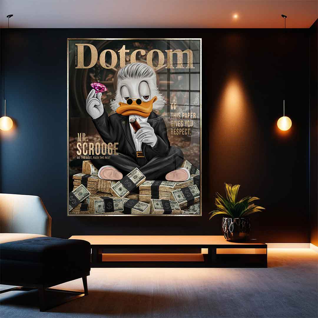 DOTCOMCANVAS 24K Feingold Bild Mr. RE$PECT - 24K Feingold