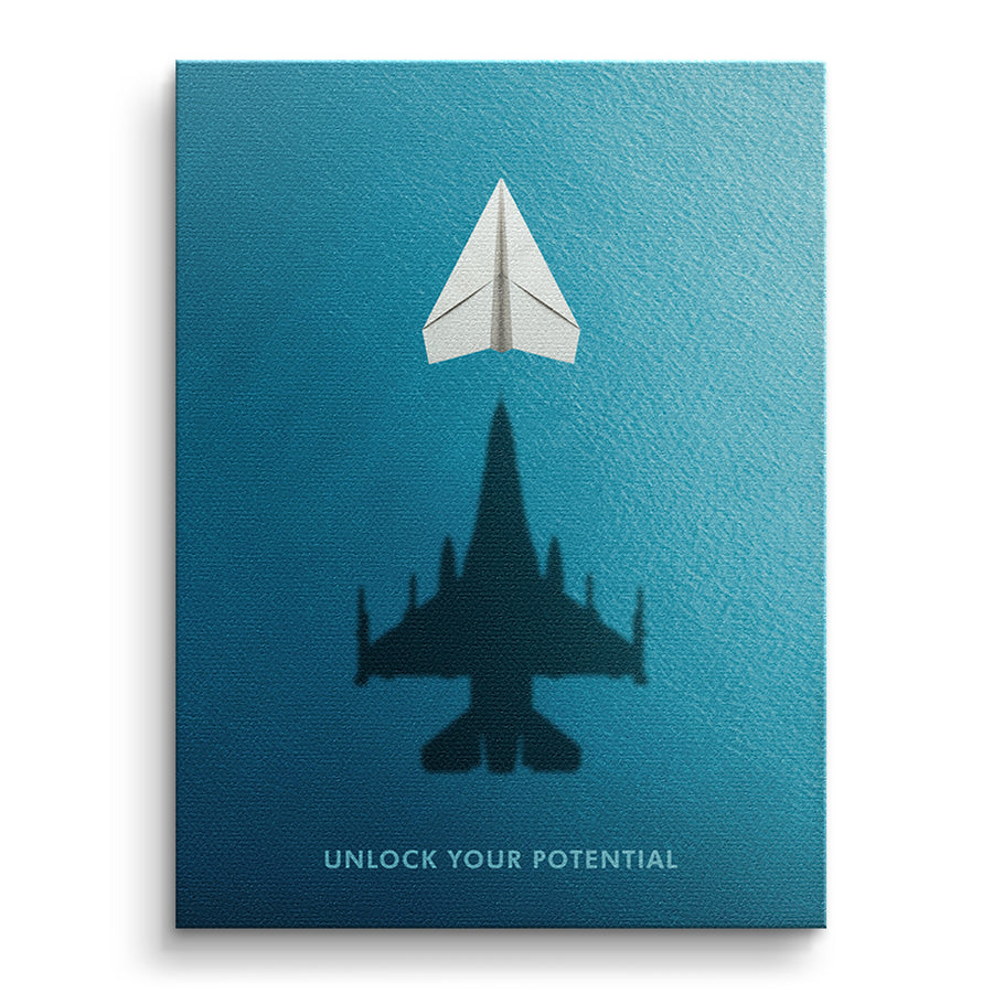 Unlock Your Potential - Canvas Print – front