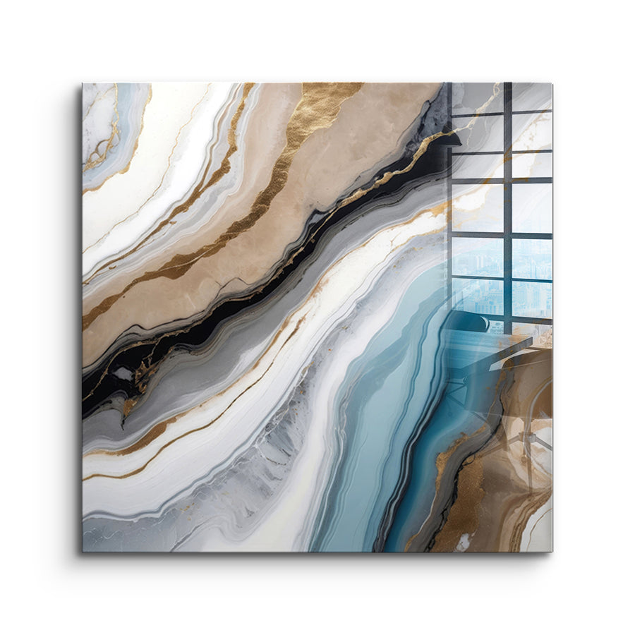 Chalcedony - Acrylic glass – front
