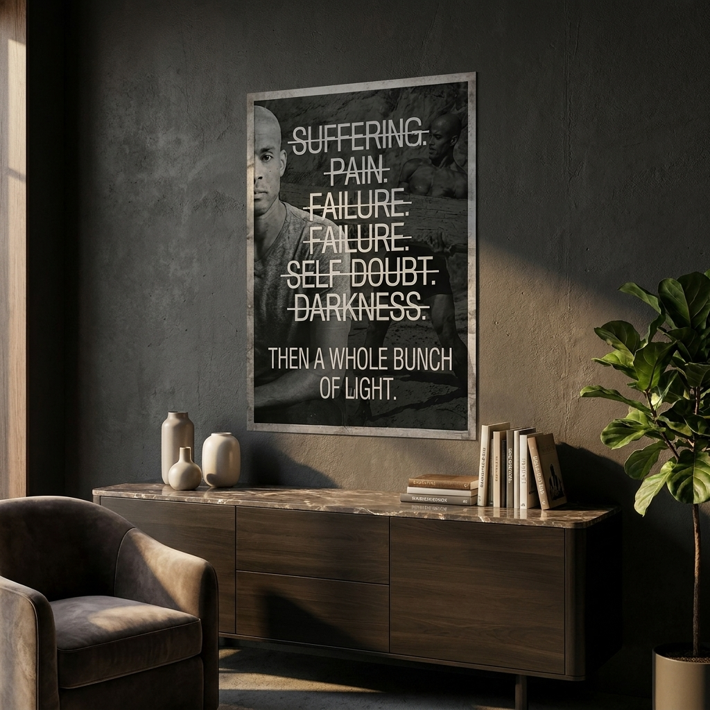 Goggins Mindset - Poster - Room Mockup