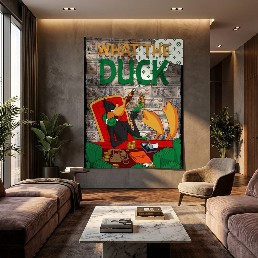 DOTCOMCANVAS What the Duck Poster Room